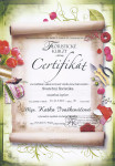 CERTIFIKÁT SVATEBNÍ FLORISTIKA